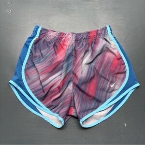 Nike Dri-Fit Running Shorts Women's Sz Small Red & Blue